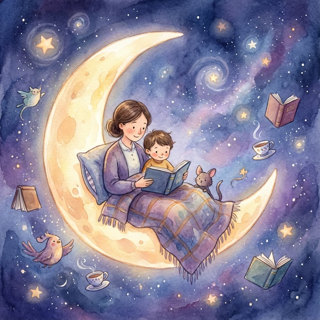 Heartwarming AI storybook illustration 3